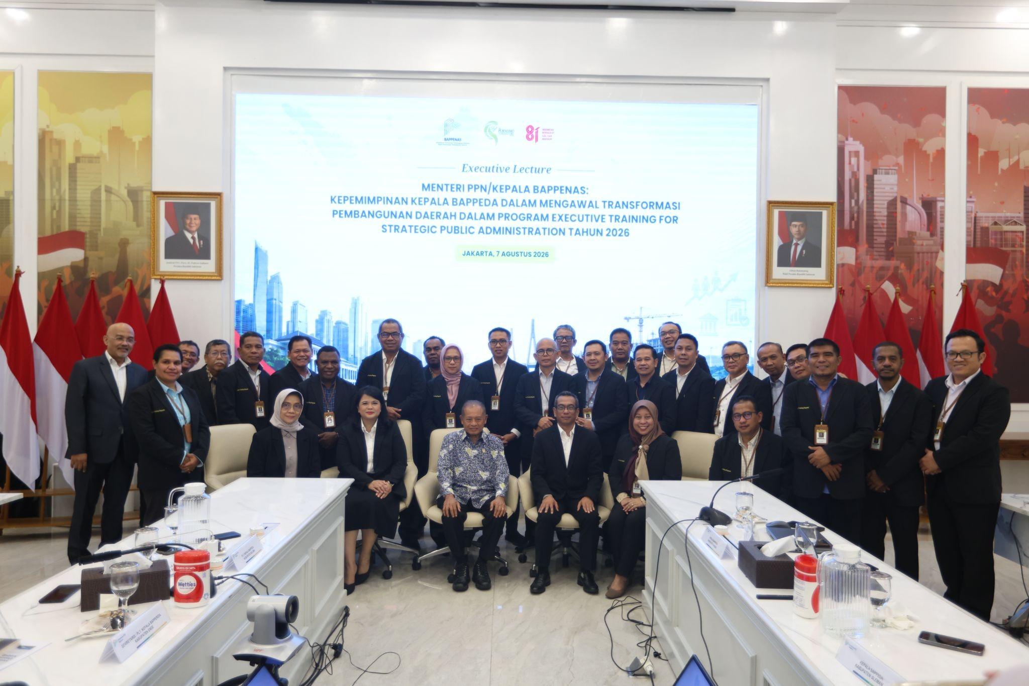 Strengthening the Strategic Role of Bappeda, PYC and Bappenas Hold Executive Training for Strategic Public Administration
